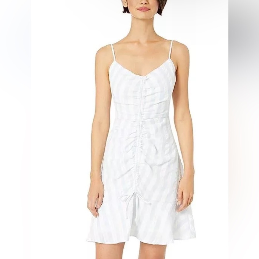 NWT Cupcakes & Cashmere Corsiva faded denim dress 8